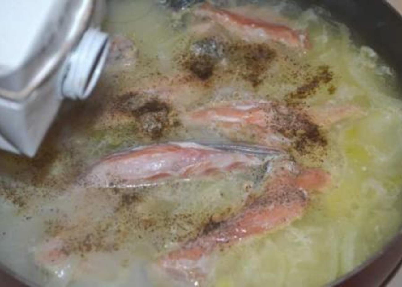 Рыбный суп из лосося, пошаговый рецепт на ккал, фото, ингредиенты - Мальва